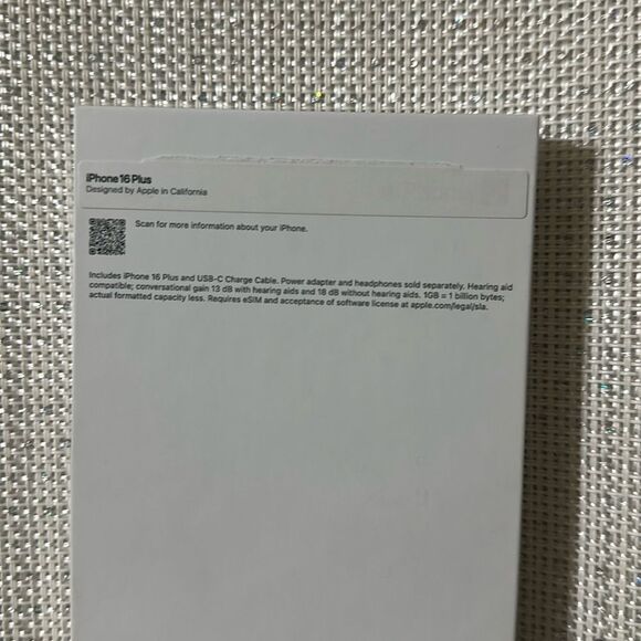 Apple iPhone 16 Plus Box Perfectly New Empty Box - Picture 7 of 8